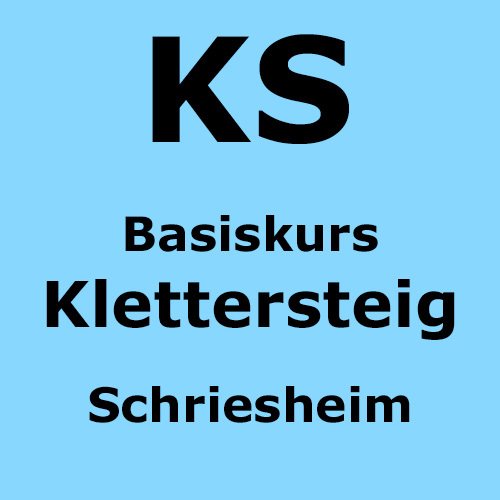 Anzahlung für Basiskurs Klettersteig KS 121 am 24.03.2024 in Schriesheim